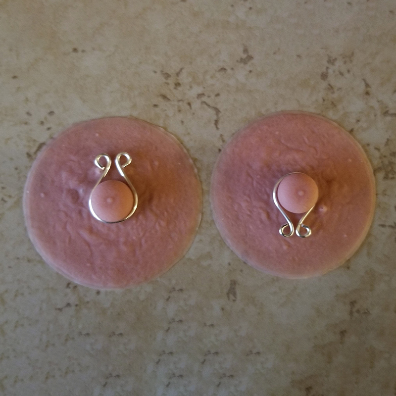 Adjustable clip-on nipple ring-Thyye