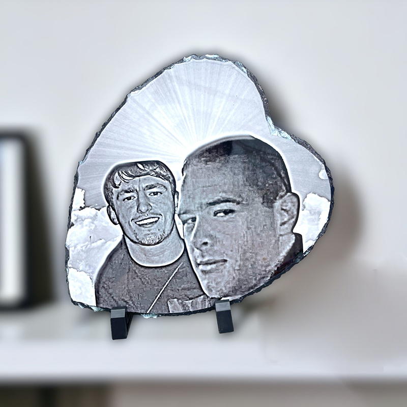 heart shaped rock photo slate-Thyye