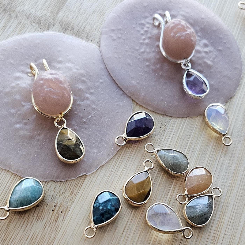 Adjustable crystal nipple ring clip-Thyye