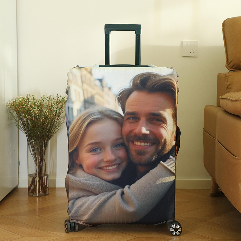 Personalised Photo Luggage Cover-Thyye