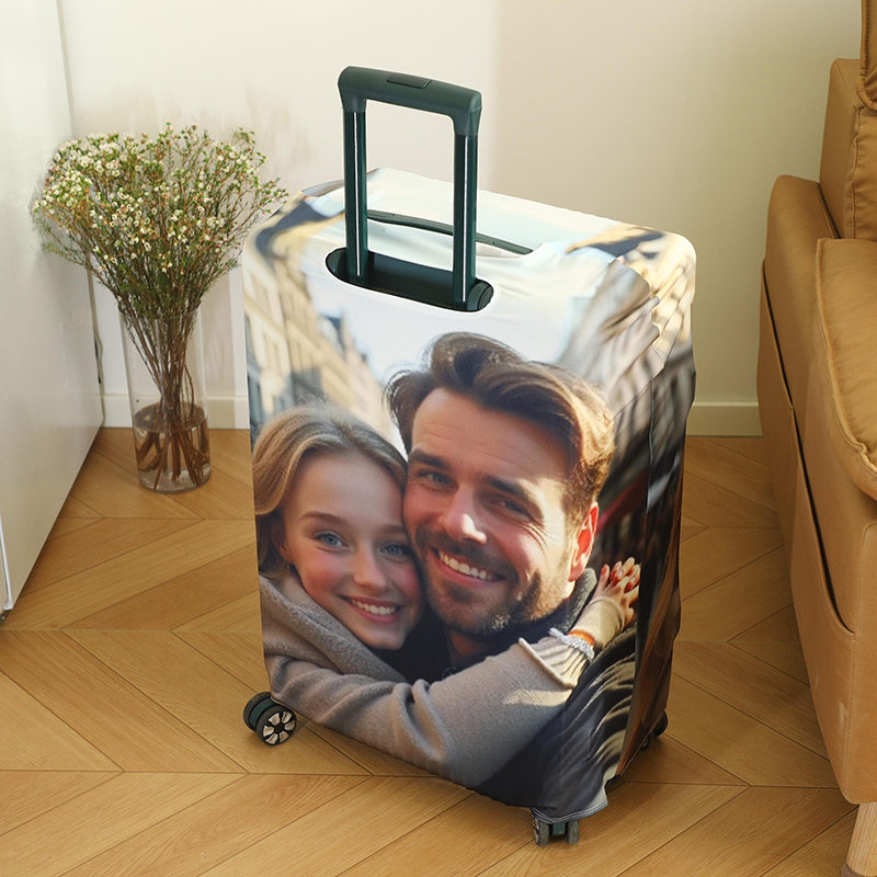 Personalised Photo Luggage Cover-Thyye
