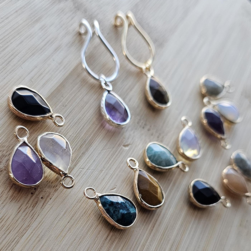 Adjustable crystal nipple ring clip-Thyye