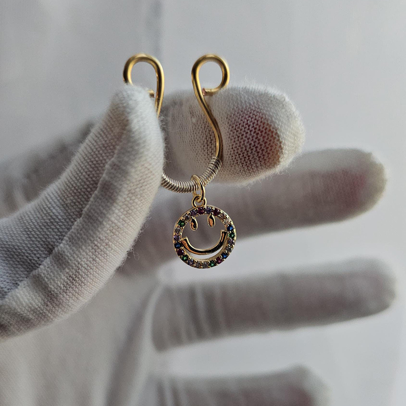 Adjustable clip-on nipple ring-Thyye