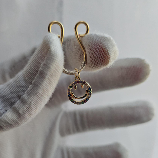 Adjustable clip-on nipple ring-Thyye