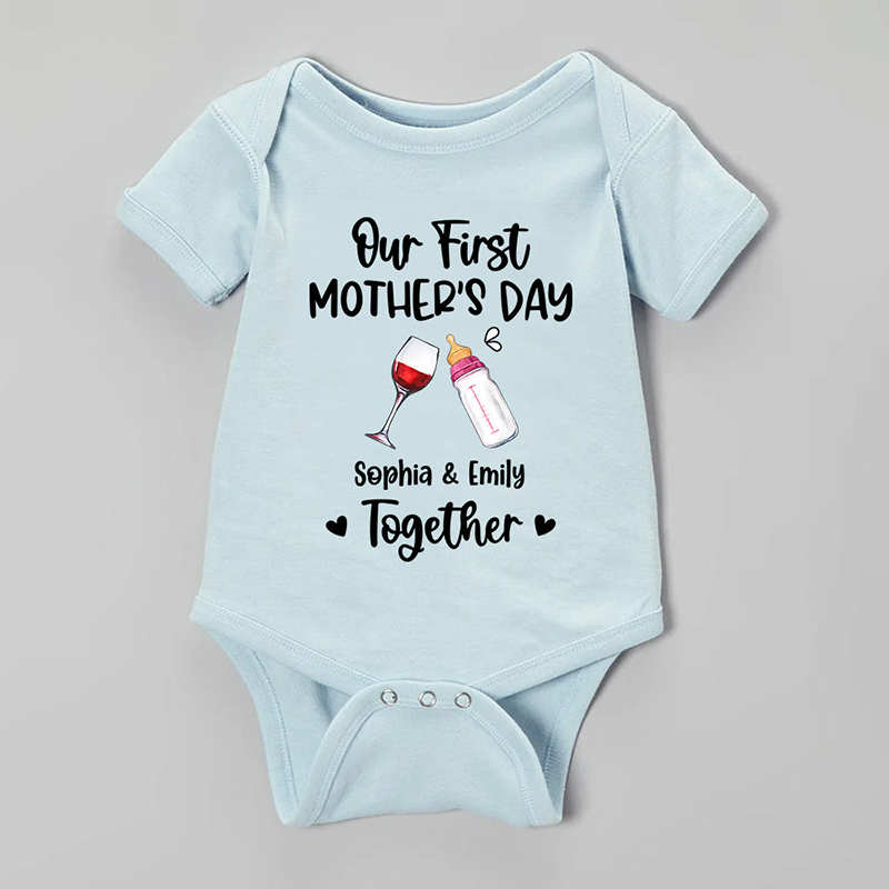 Short Sleeve Casual Baby Onesie