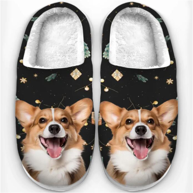 Personalized plush slippers-Thyye
