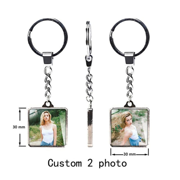 Customized Photo Keychain-Thyye