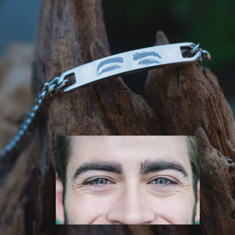 Personalized eye bracelet (single)-Thyye