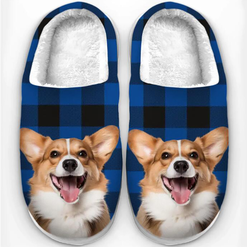 Personalized plush slippers-Thyye