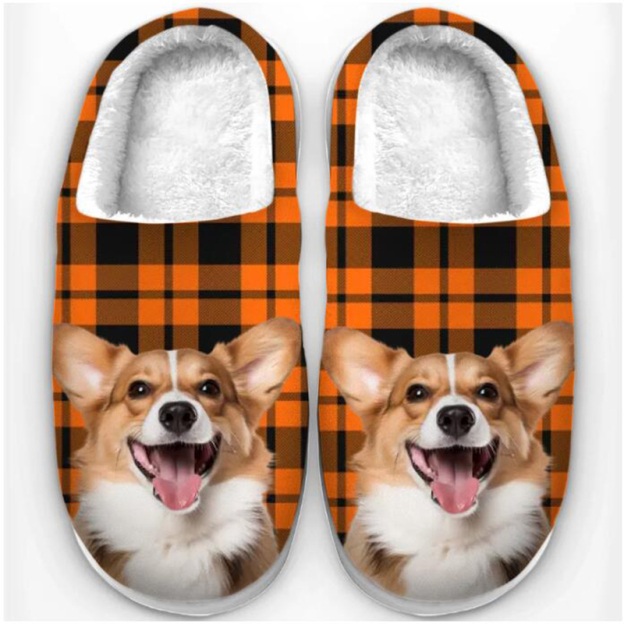Personalized plush slippers-Thyye
