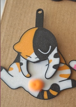 🔥Limited Edition🎁Funny Wiggling Cat Keychain🤣