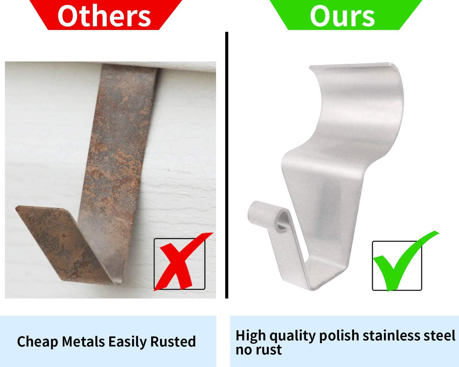 🏡 Elevate Your Space - 49% OFF - ✨Invisible Vinyl Siding Hooks - Effortless Hanging, Tidy Walls