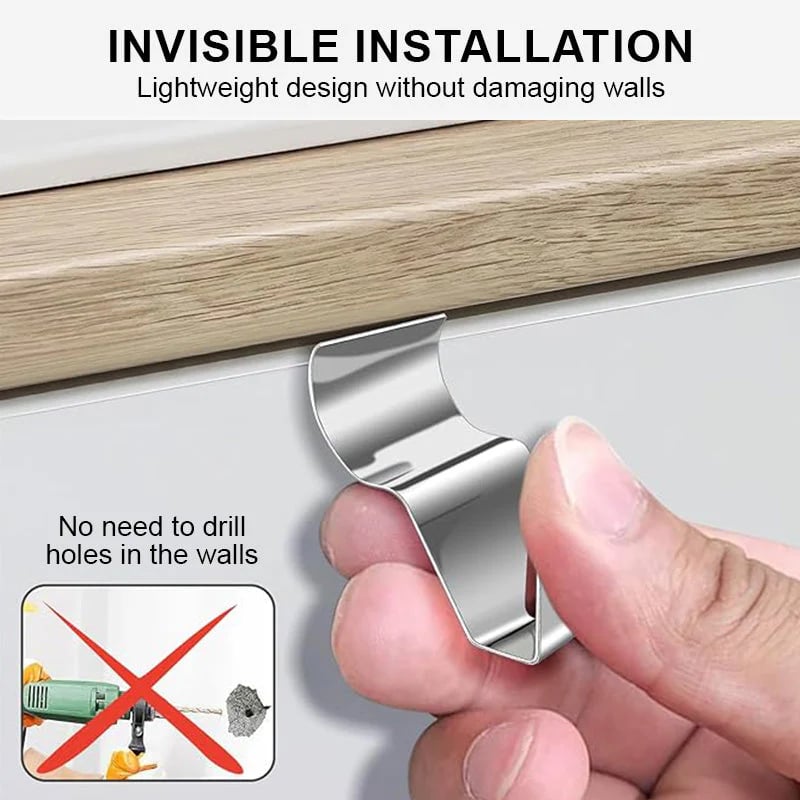 🏡 Elevate Your Space - 49% OFF - ✨Invisible Vinyl Siding Hooks - Effortless Hanging, Tidy Walls