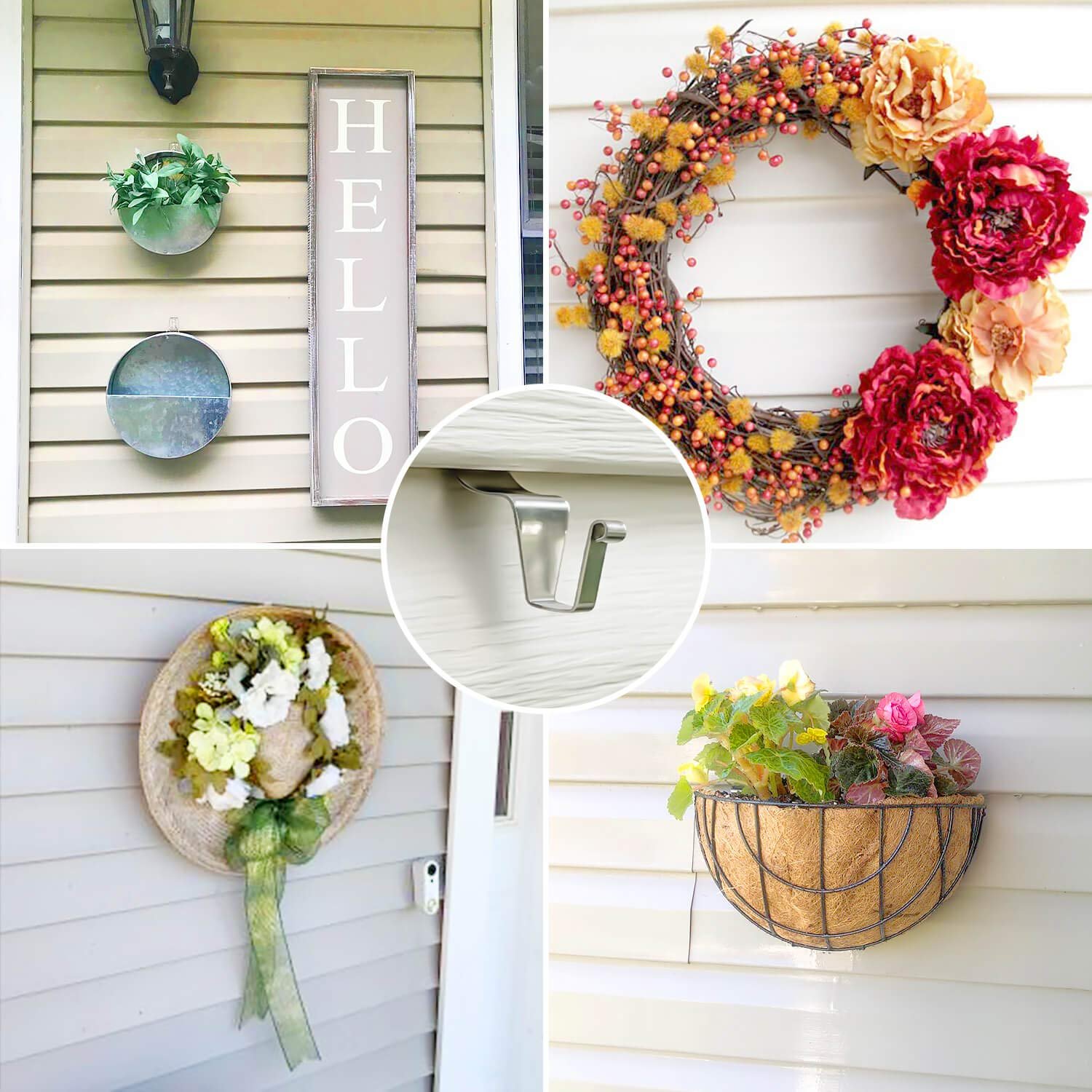 🏡 Elevate Your Space - 49% OFF - ✨Invisible Vinyl Siding Hooks - Effortless Hanging, Tidy Walls