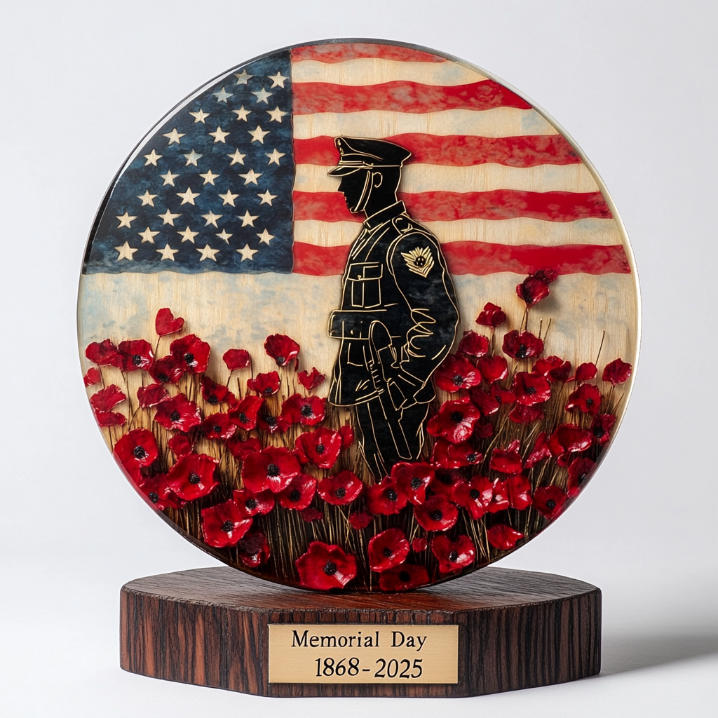 🔥Limited Edition🎁Soldiers Commemorative Plaque🎖️💖