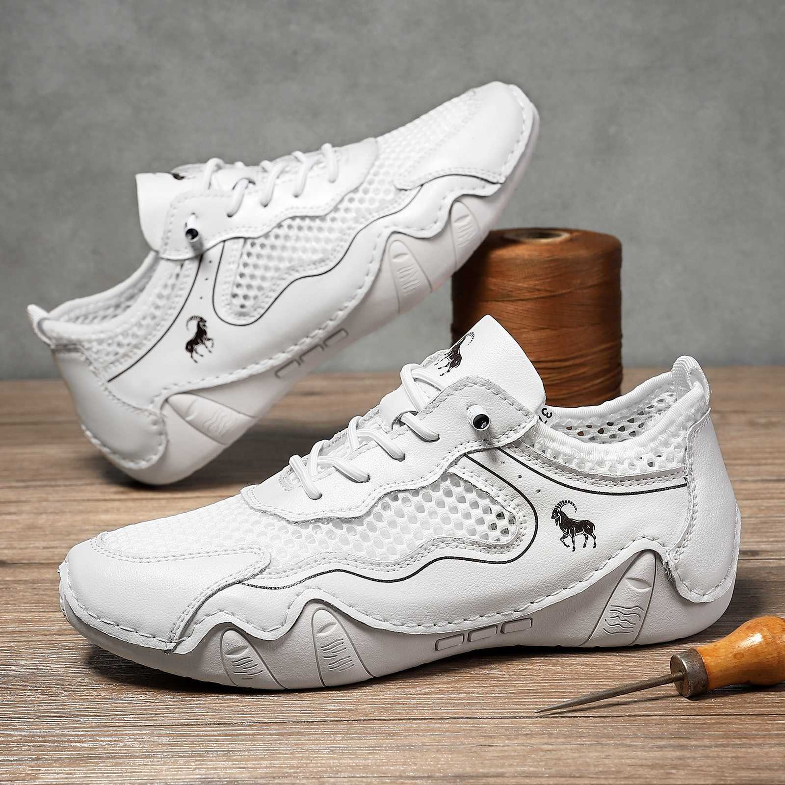 【⏰Sconto del 70% oggi - Non perderlo】Scarpe da passeggio unisex in pelle scamosciata ortopedica, leggere e comode