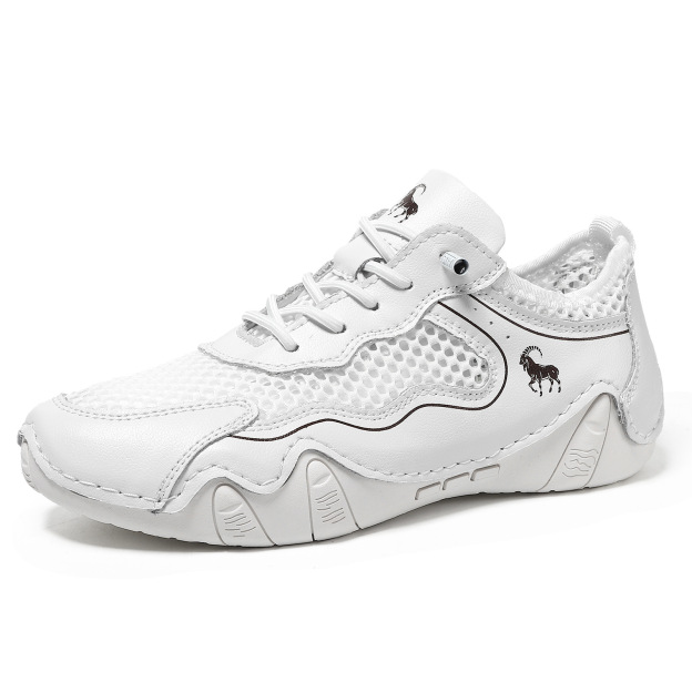 【⏰Sconto del 70% oggi - Non perderlo】Scarpe da passeggio unisex in pelle scamosciata ortopedica, leggere e comode