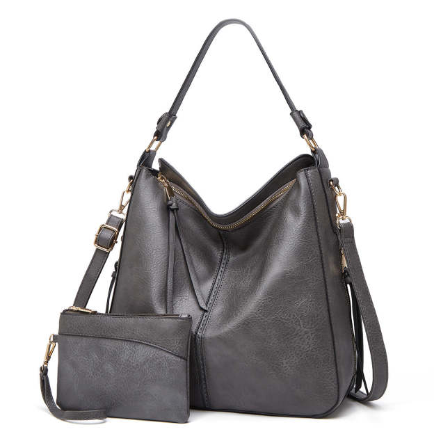 Ersilia™ - Elegante borsa in pelle con grande capacità e tasche laterali