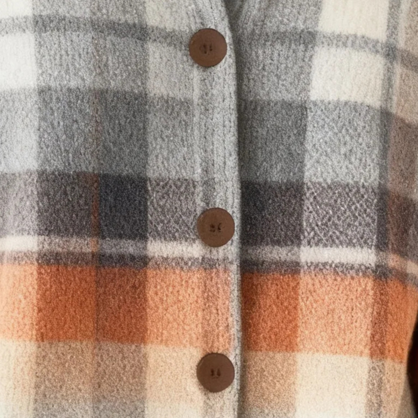 Elena | Checked Knitted Blouse