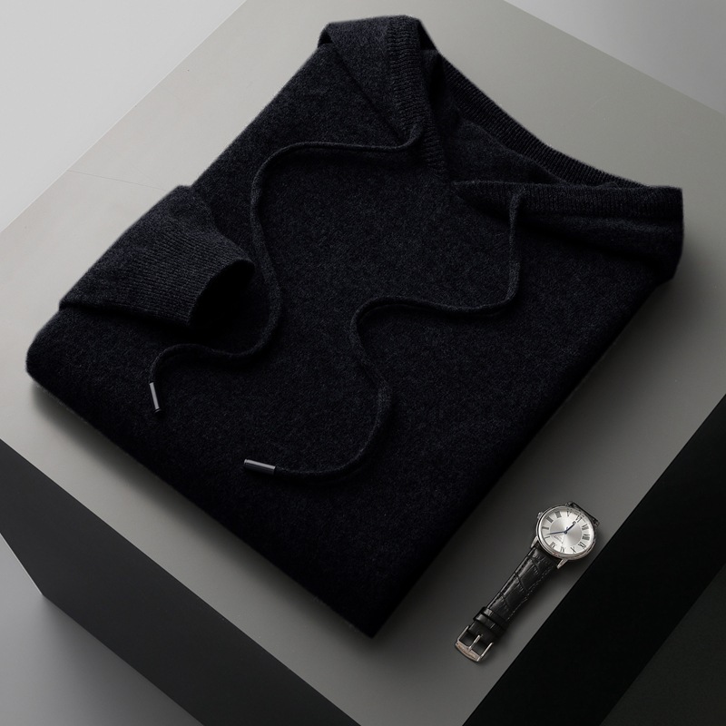 Tommaso | Cashmere Maglia con cappuccio