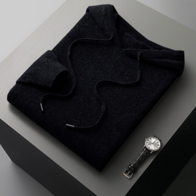 Tommaso | Cashmere Maglia con cappuccio