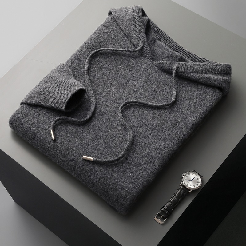 Tommaso | Cashmere Maglia con cappuccio