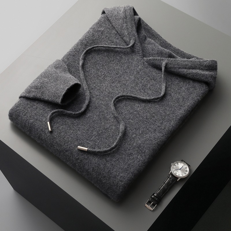 Tommaso | Cashmere Maglia con cappuccio