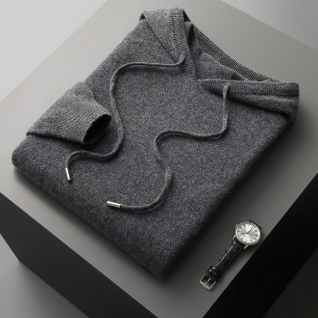 Tommaso | Cashmere Maglia con cappuccio