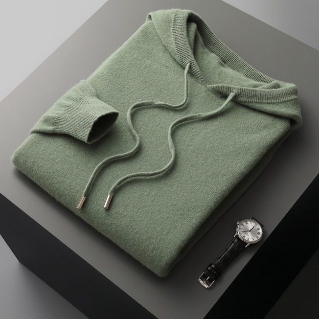 Tommaso | Cashmere Maglia con cappuccio