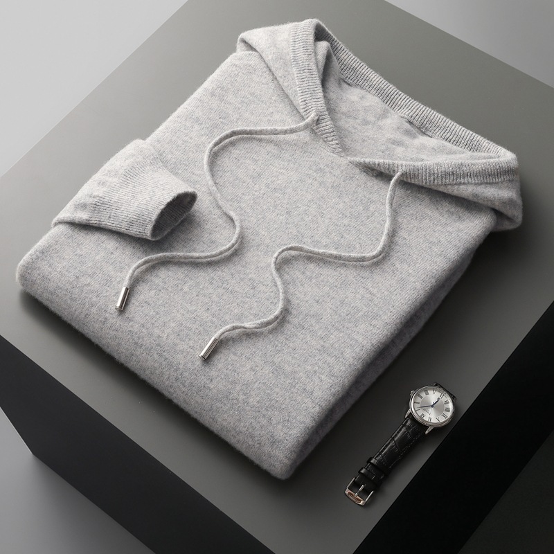 Tommaso | Cashmere Maglia con cappuccio