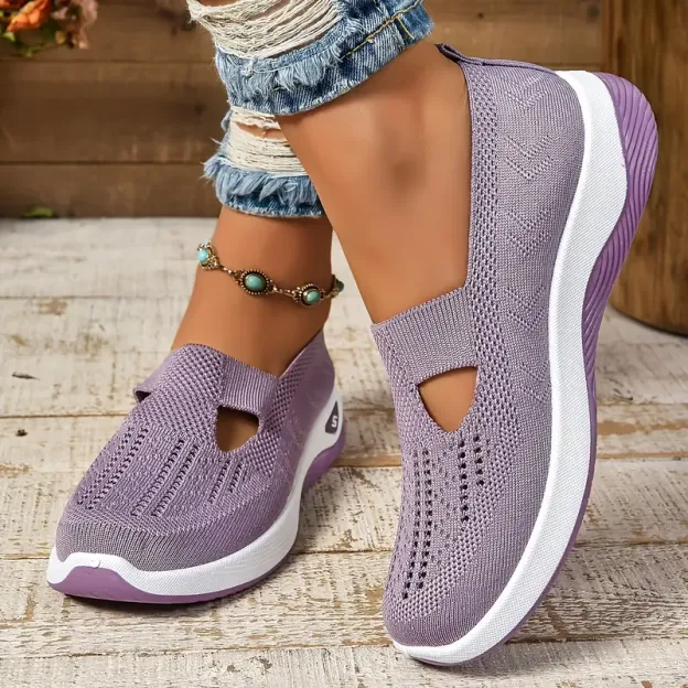 🔥Last Day Promotion 70% OFF🔥- Women's comfortable breathable knitted sneakers
