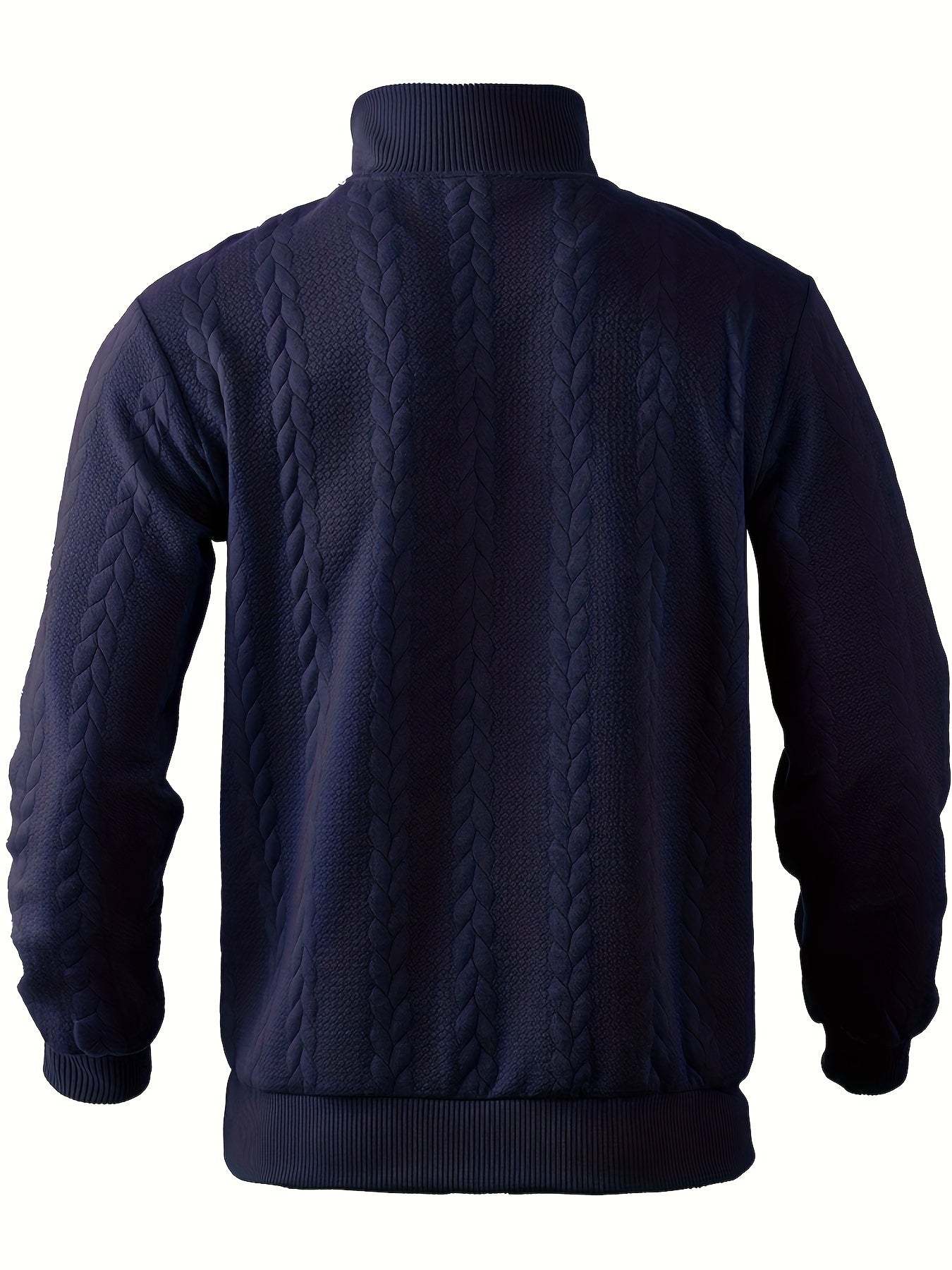 Leo™ - Maglione con Zip in Cashmere da Uomo Vintage