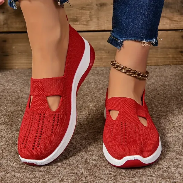 🔥Last Day Promotion 70% OFF🔥- Women's comfortable breathable knitted sneakers