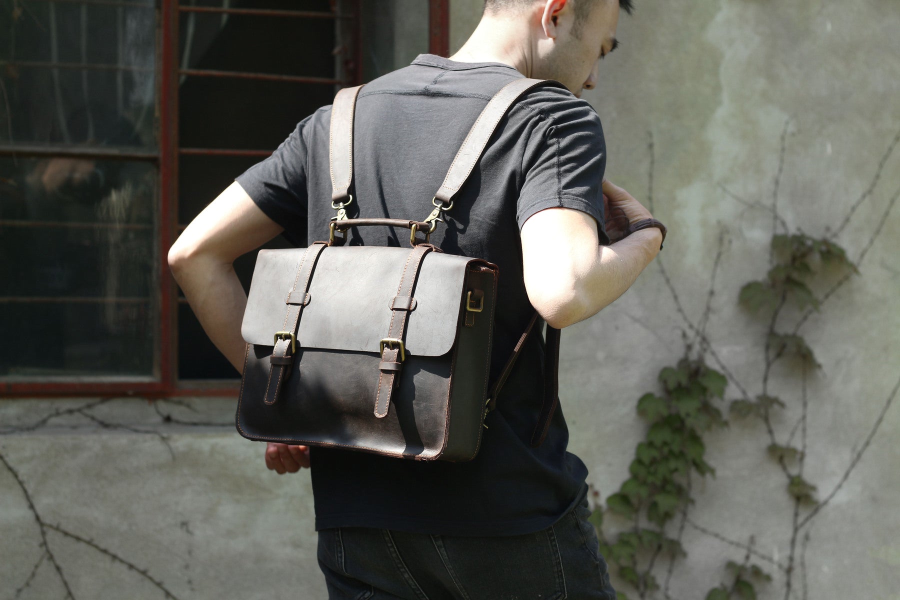 borsa a spalla in pelle per signore