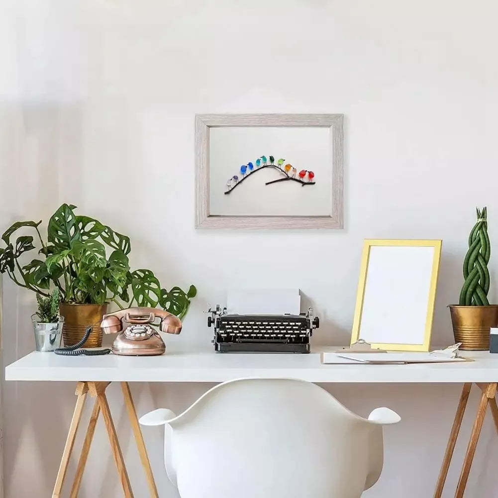 Sea Glass Rainbow Birds - A Symbol of Luck and Style