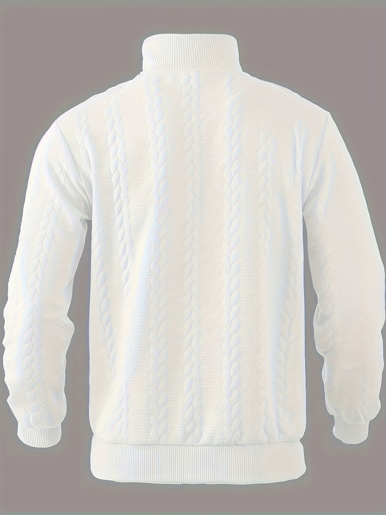 Leo™ - Maglione con Zip in Cashmere da Uomo Vintage