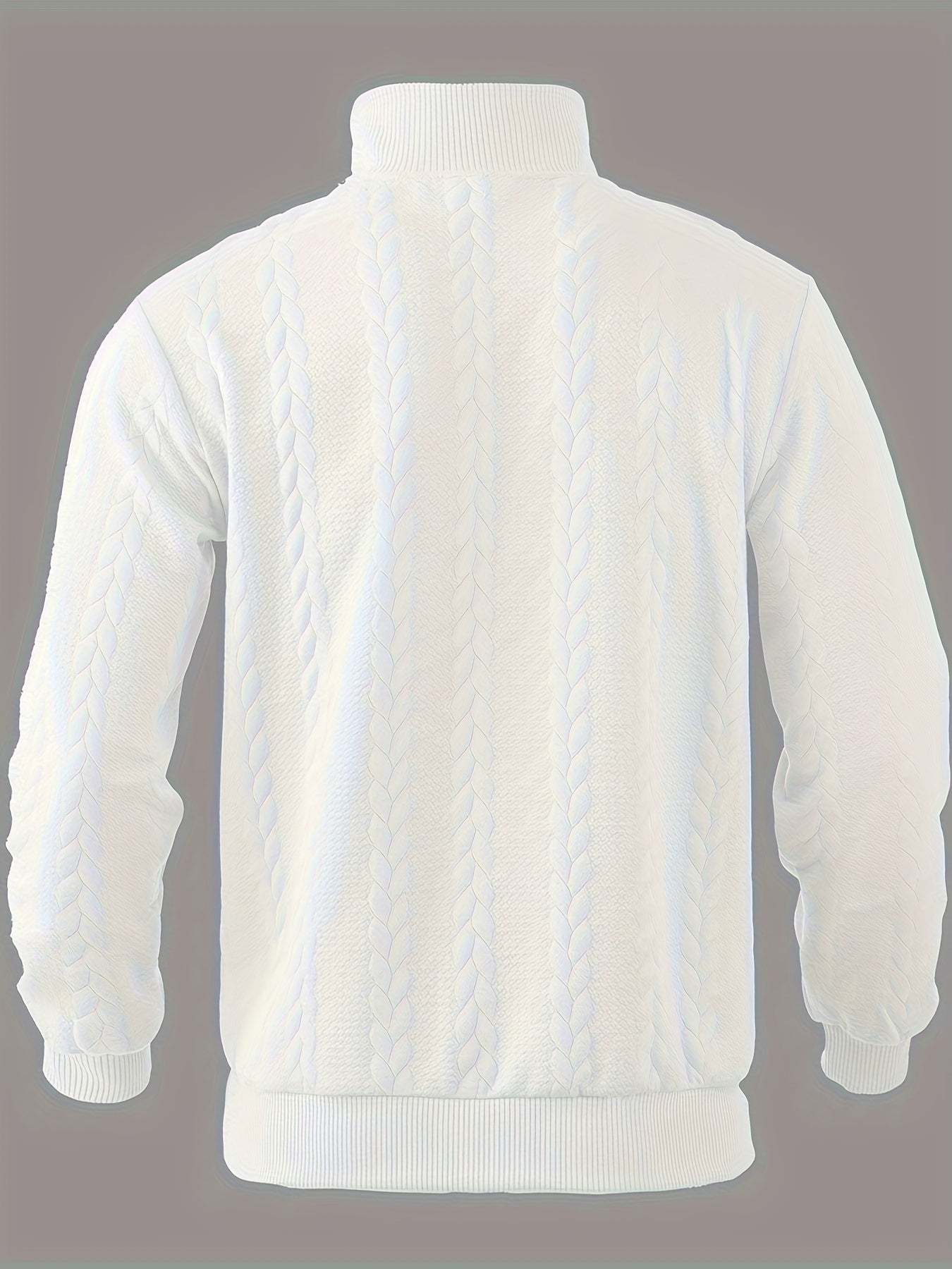 Leo™ - Maglione con Zip in Cashmere da Uomo Vintage