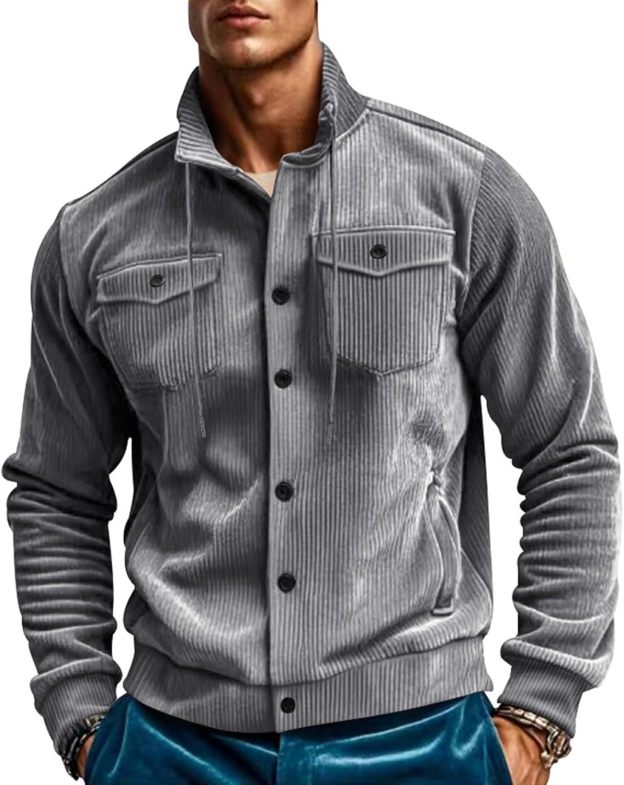 🔥Black Friday🔥Men's Stylish Soft Button Vintage Hoodie Sweatshirt
