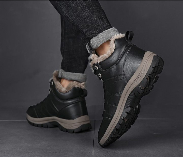 Men's Comfy Arch Support Waterproof Lightweight Handmade Genuine Leather Shoes