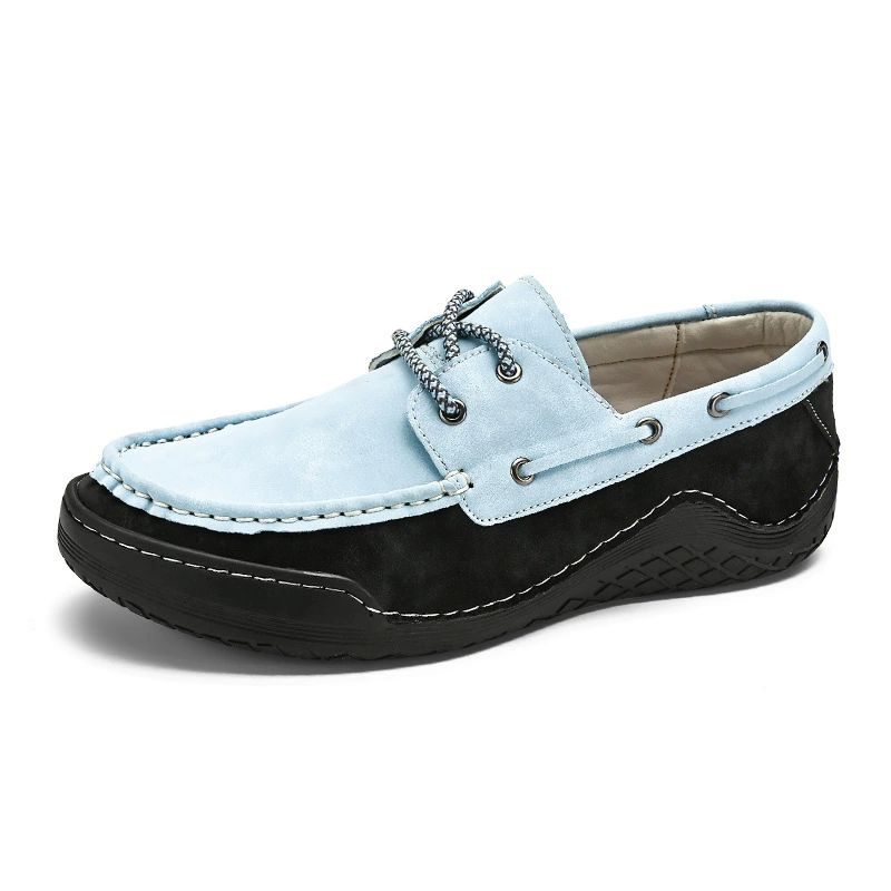 Spring Handmade Color Matching Casual Retro Suede Leather Shoes- Limited 50% off Sale