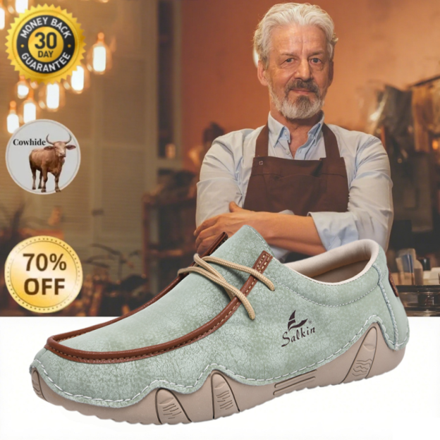 Men's Daily Lightweight Comfortable And Durable Slip-On Arch Support Orthopedic Loafers