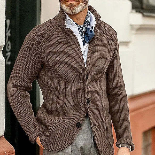 Cardigan Classico con Bottoni