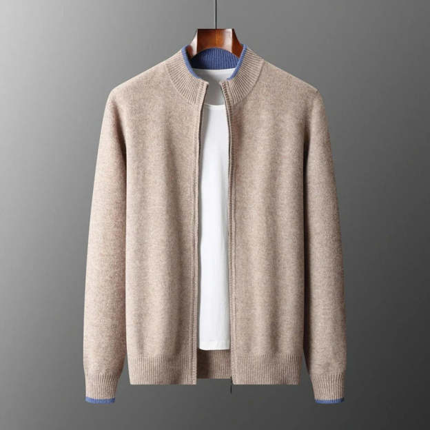 Riku | Giacca con zip in cashmere