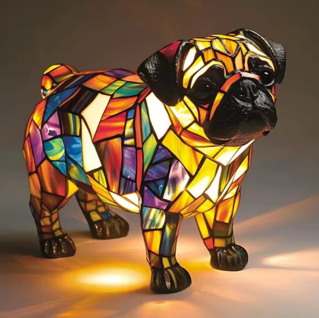 Handmade Dog Lamps