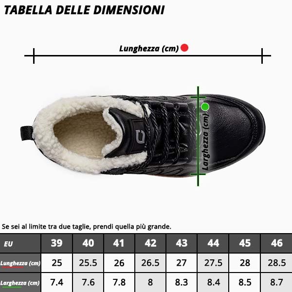 HANDSOMEWALK® - SCARPE DA UOMO INVERNALI