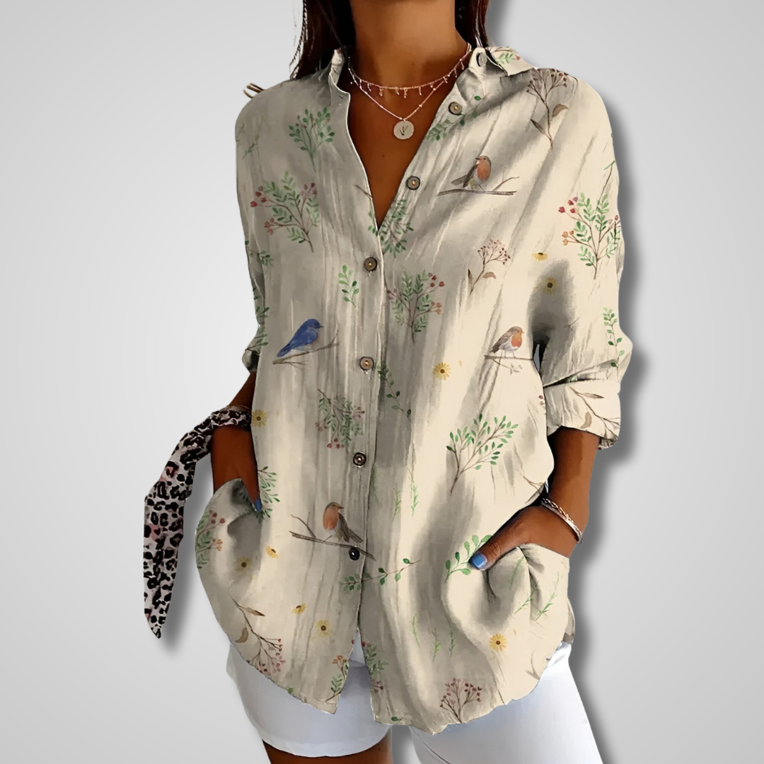 Bente ™ - Camicia a Bottoni Floral Breeze