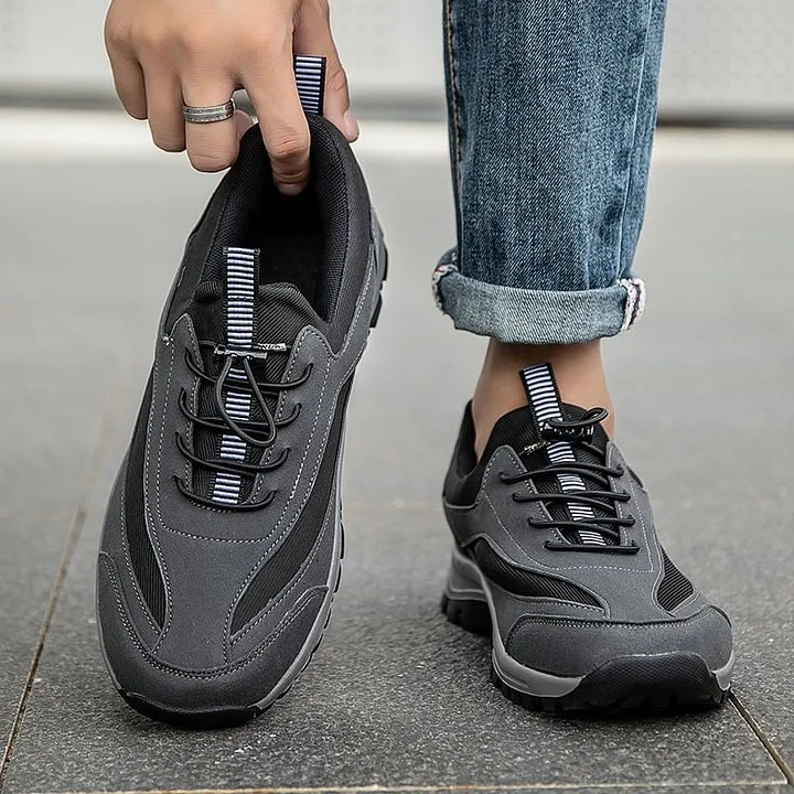 (👨‍⚕️Medical Certification®️) Men's Comfortable Orthopedic Shoes Waterproof Hiking Shoes Sneakers [Effect: Relieves Foot Pain]