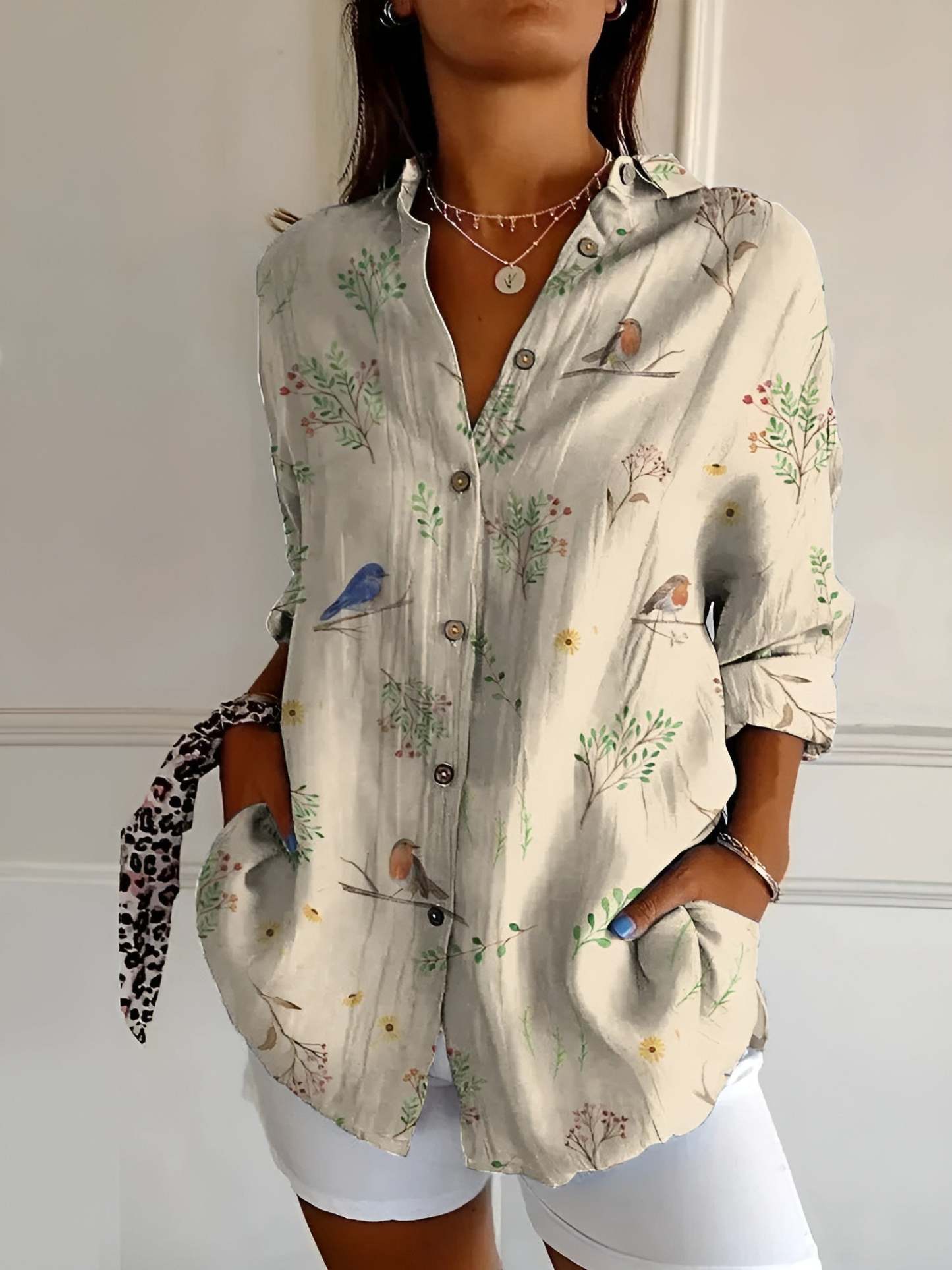 Bente ™ - Camicia a Bottoni Floral Breeze