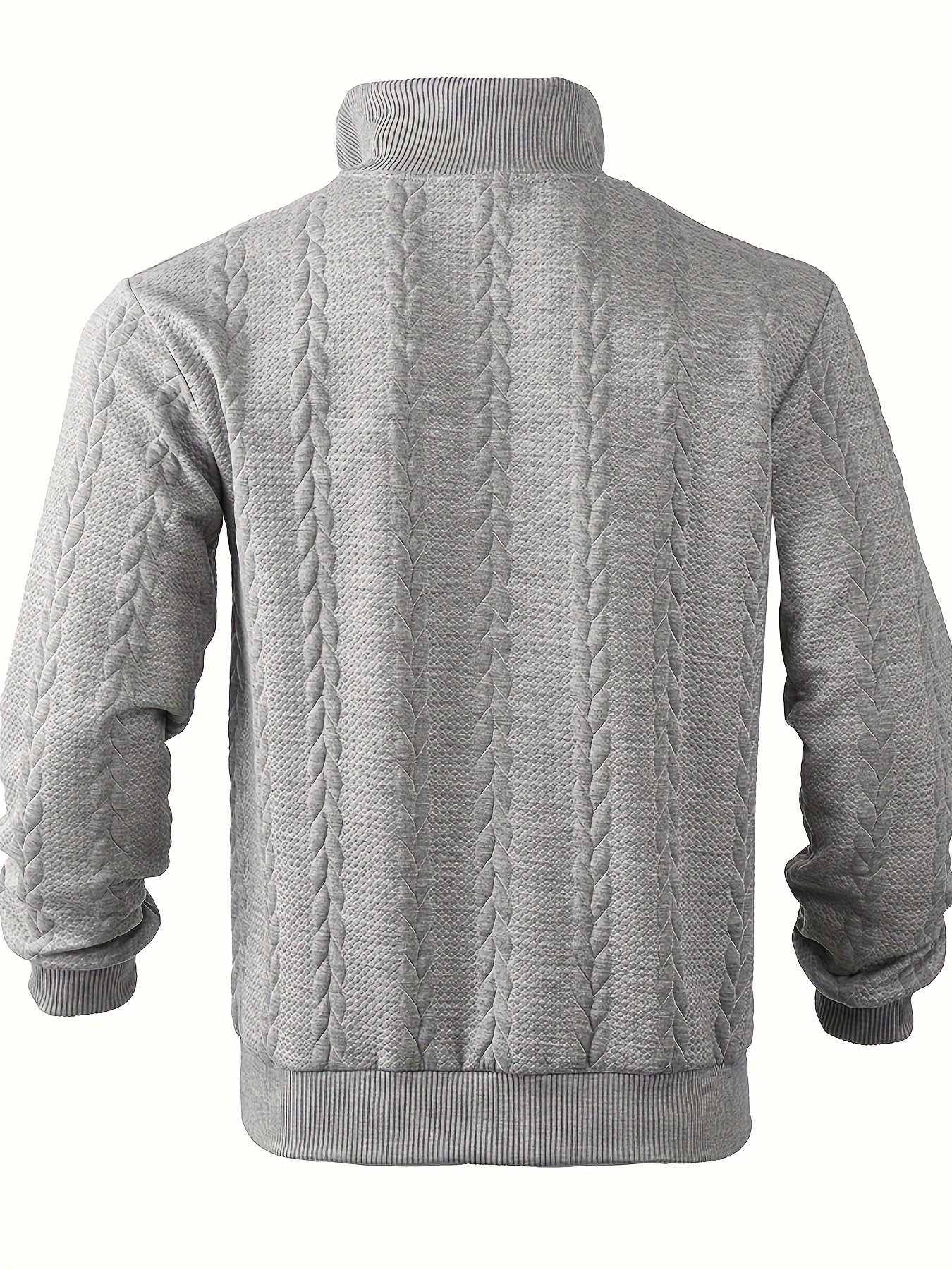 Leo™ - Maglione con Zip in Cashmere da Uomo Vintage
