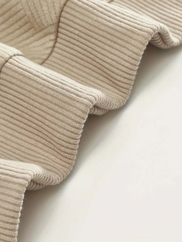 Franco™ - Maglione Zip-Up Geometrico in Misto Lana
